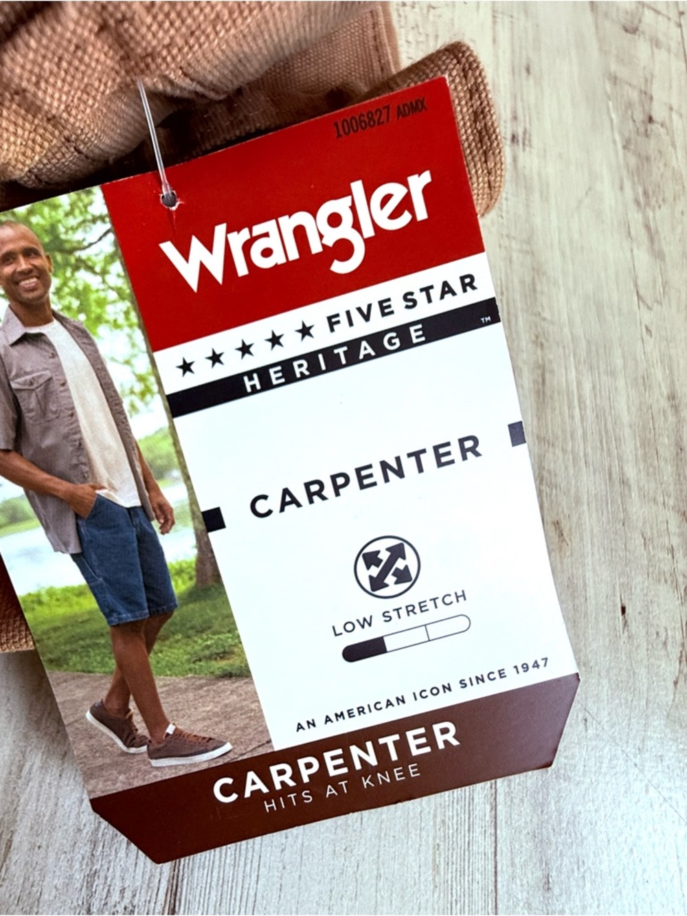 Men’s Wrangler Heritage Carpenter Shorts Size 46